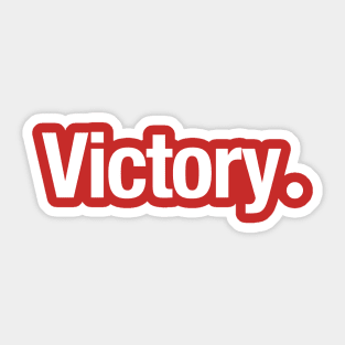 Victory. Sticker